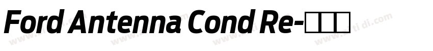 Ford Antenna Cond Re字体转换